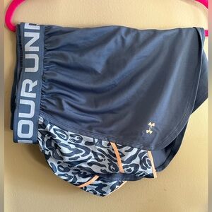 Under Armour Leopard insert shorts
